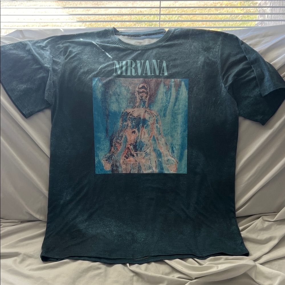 Nirvana Graphic T-Shirt in Dark Teal